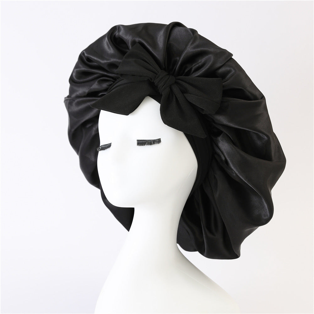 Fine Silk Double-Layer Bonnet - Bp Goods