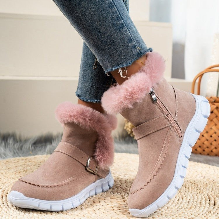 Plush Winter Boots For Women - Bp Goods