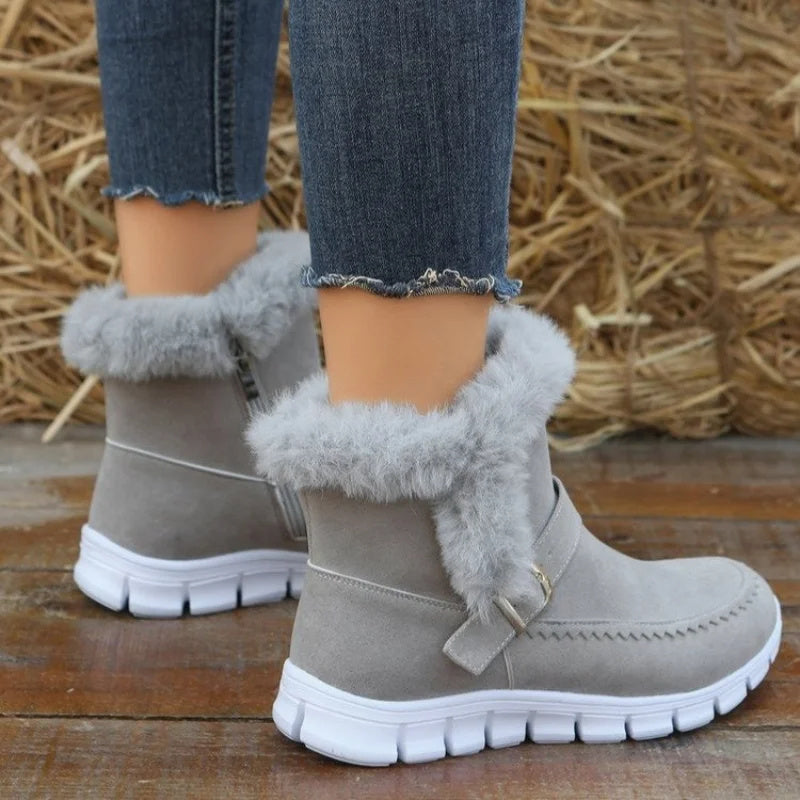 Plush Winter Boots For Women - Bp Goods