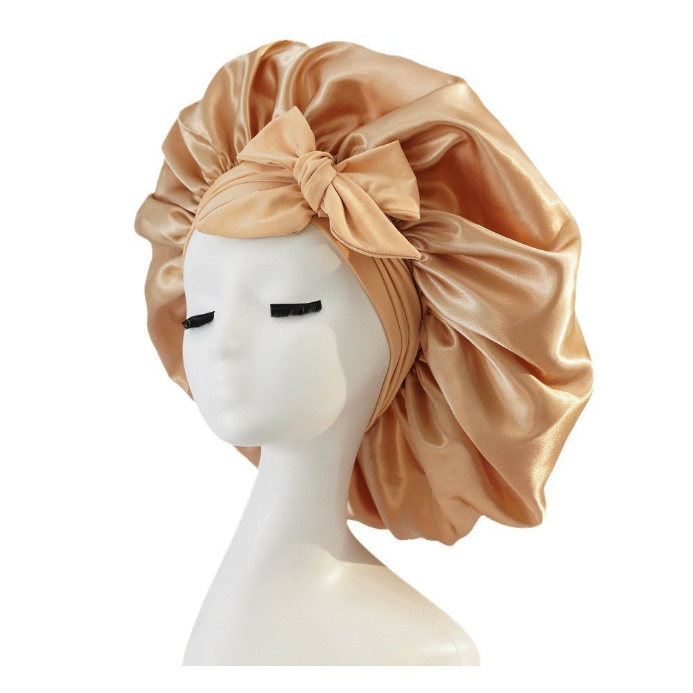 Fine Silk Double-Layer Bonnet - Bp Goods