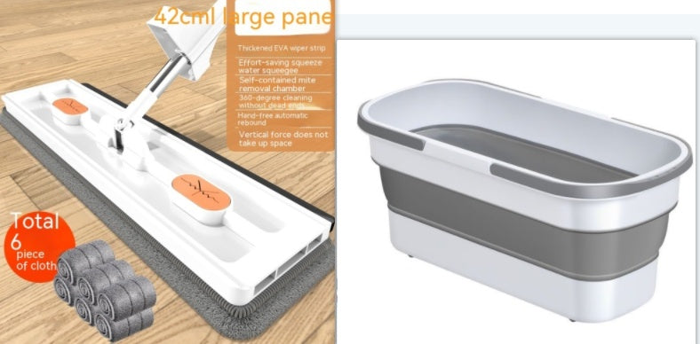 Self-Wringing Flat Mop