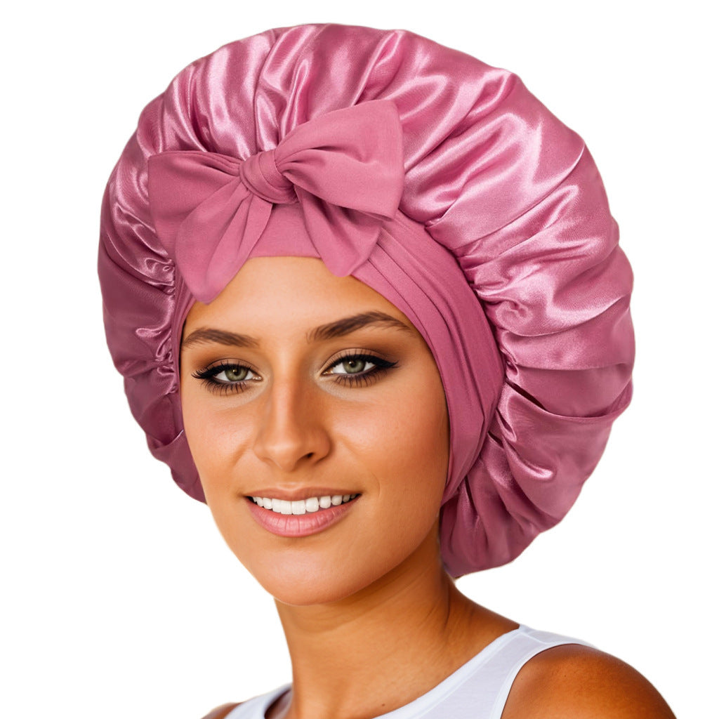 Fine Silk Double-Layer Bonnet - Bp Goods
