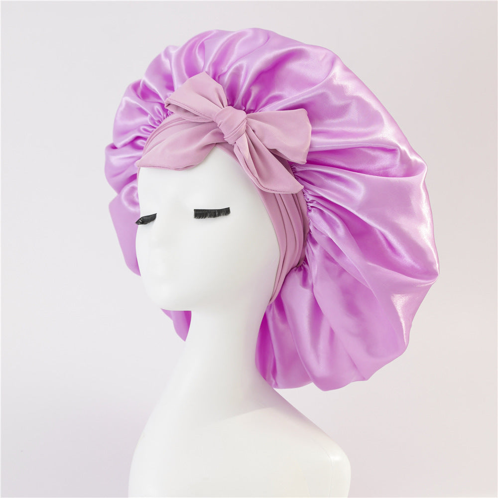 Fine Silk Double-Layer Bonnet - Bp Goods