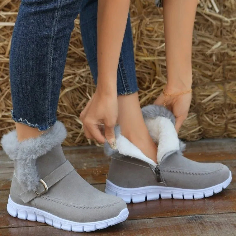 Plush Winter Boots For Women - Bp Goods