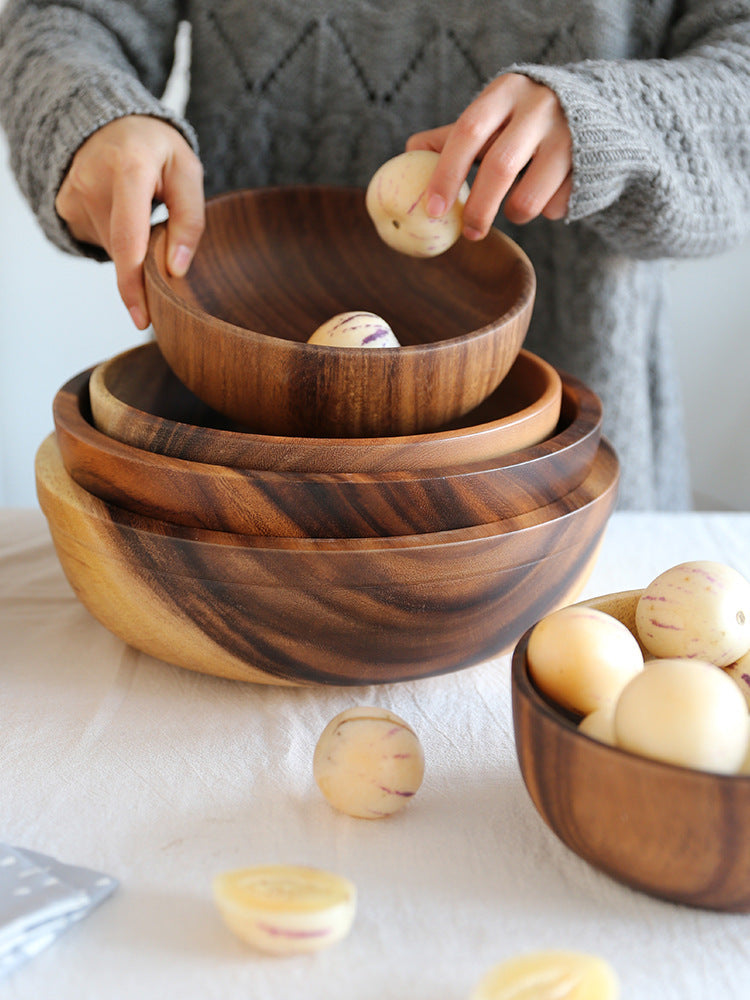 Master Chef's Wooden Bowl Set. - Bp Goods