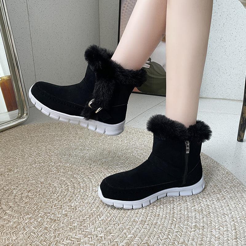 Plush Winter Boots For Women - Bp Goods