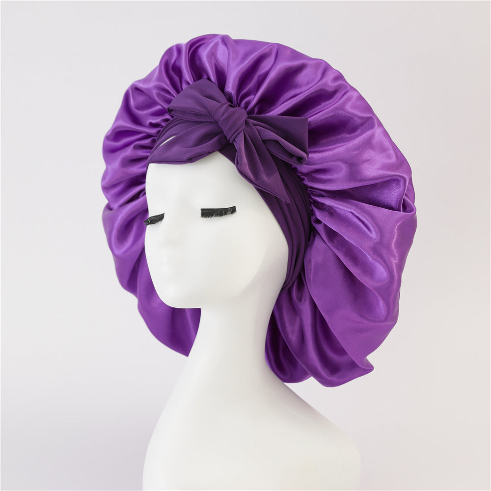 Fine Silk Double-Layer Bonnet - Bp Goods