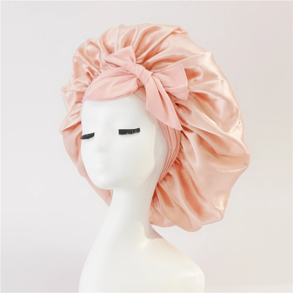 Fine Silk Double-Layer Bonnet - Bp Goods