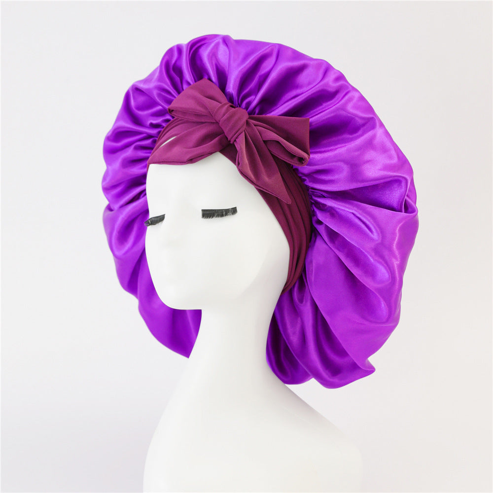 Fine Silk Double-Layer Bonnet - Bp Goods
