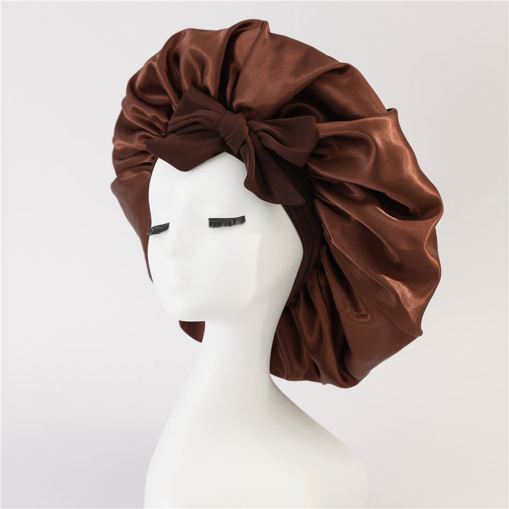 Fine Silk Double-Layer Bonnet - Bp Goods