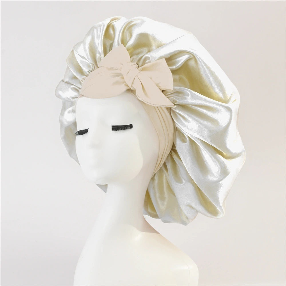 Fine Silk Double-Layer Bonnet - Bp Goods