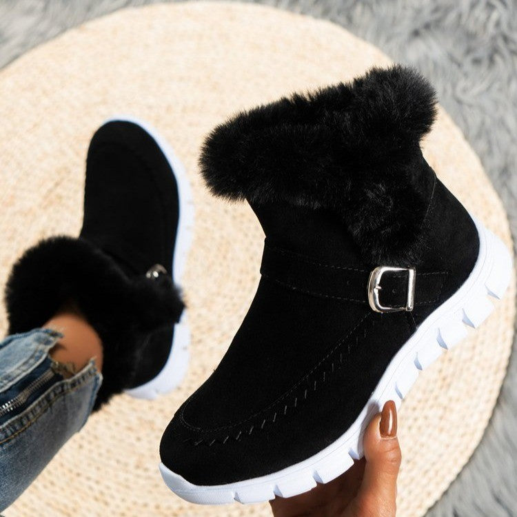 Plush Winter Boots For Women - Bp Goods