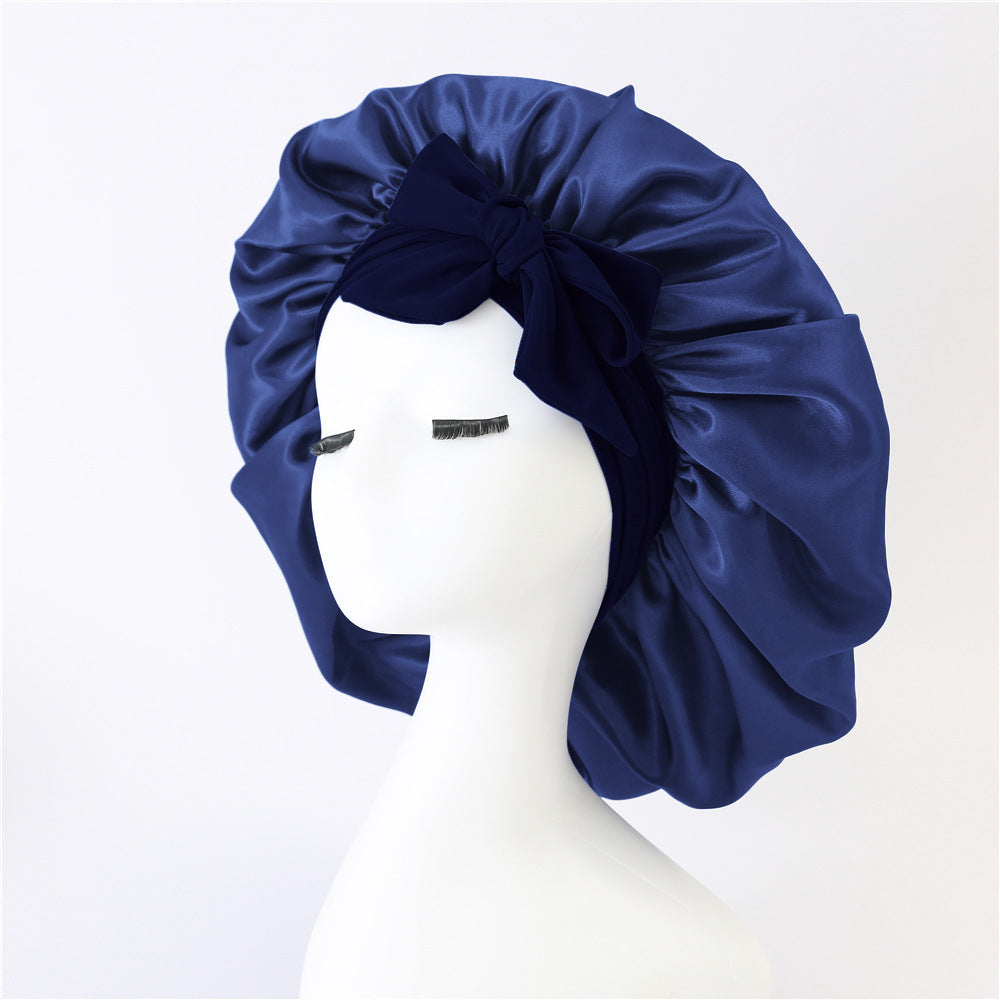 Fine Silk Double-Layer Bonnet - Bp Goods