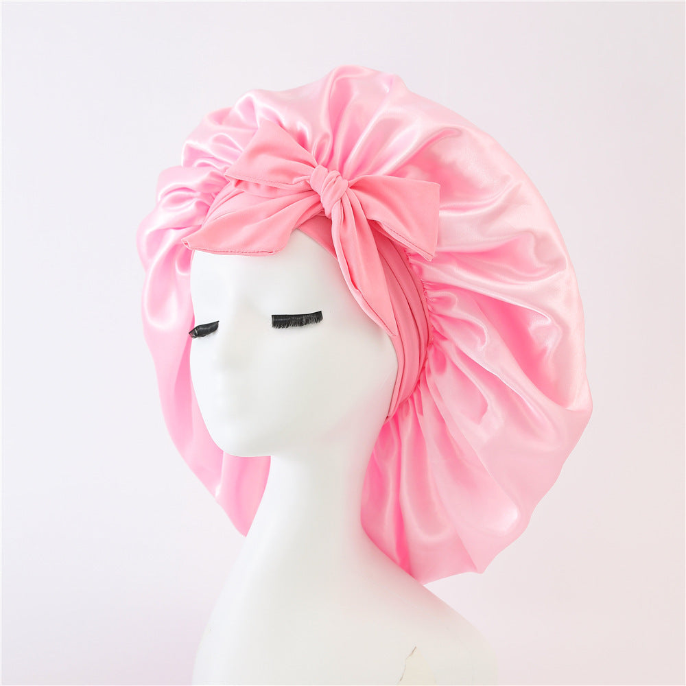 Fine Silk Double-Layer Bonnet - Bp Goods