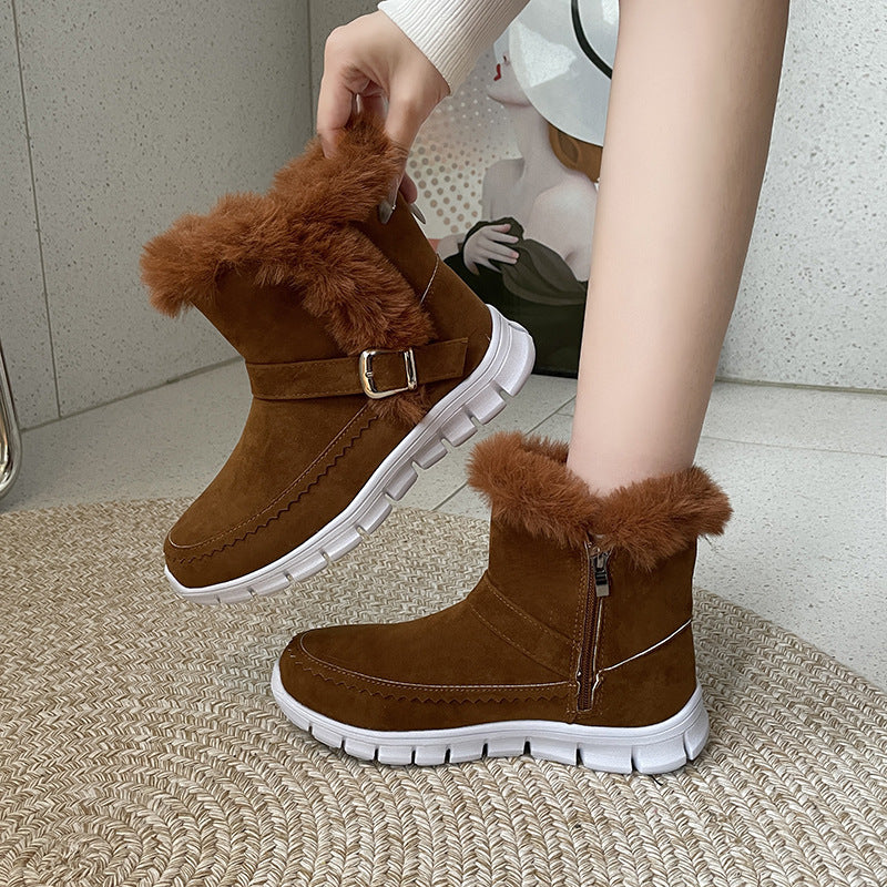 Plush Winter Boots For Women - Bp Goods