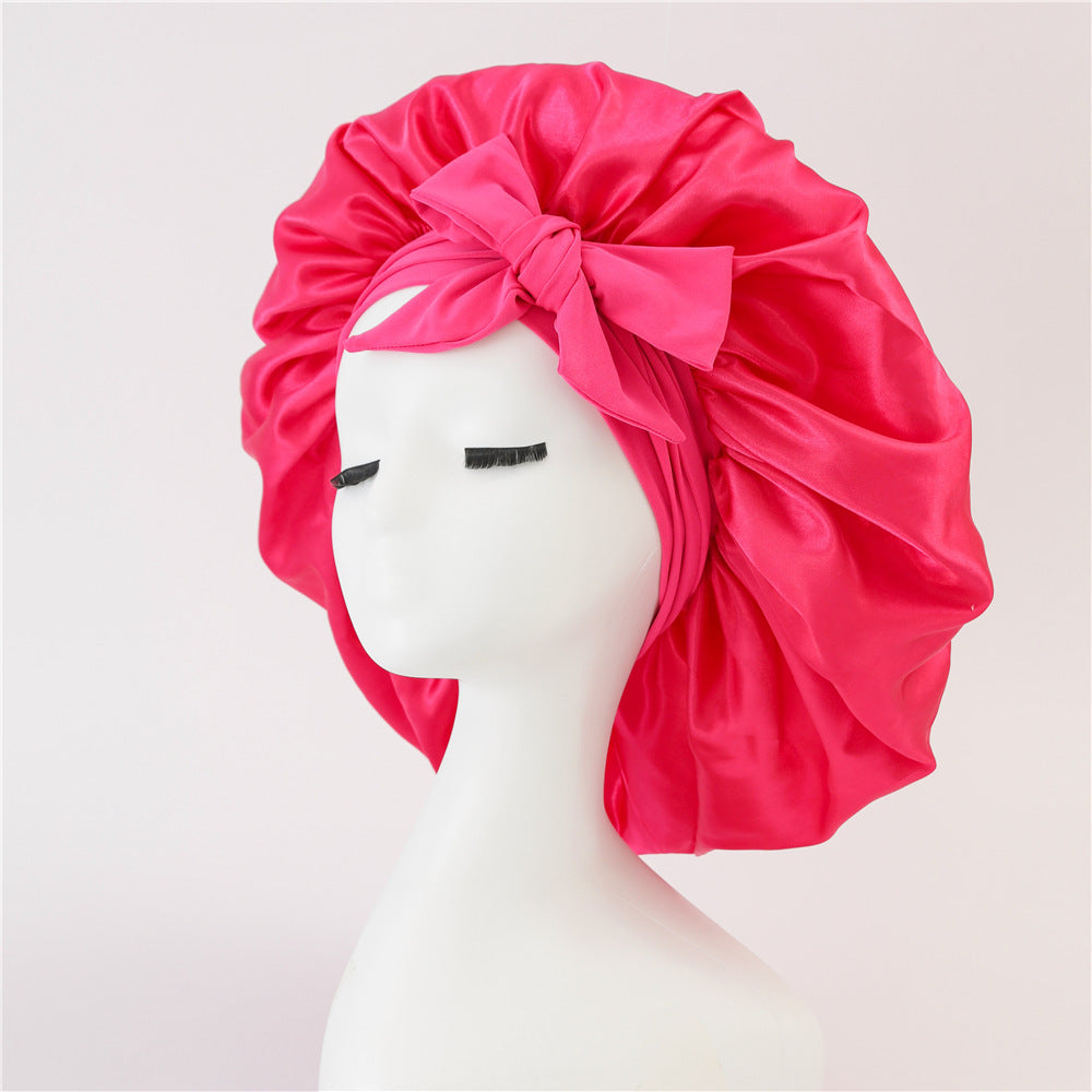 Fine Silk Double-Layer Bonnet - Bp Goods