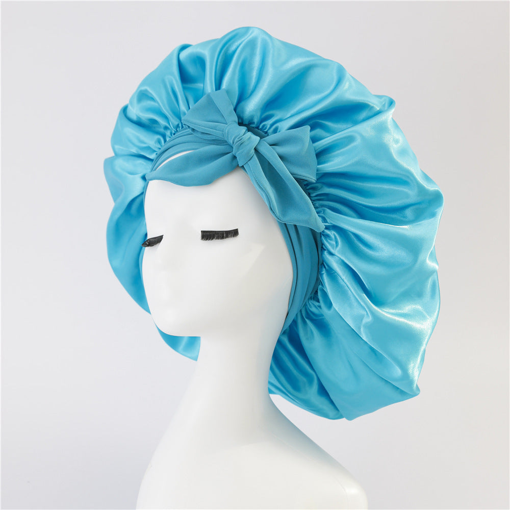 Fine Silk Double-Layer Bonnet - Bp Goods