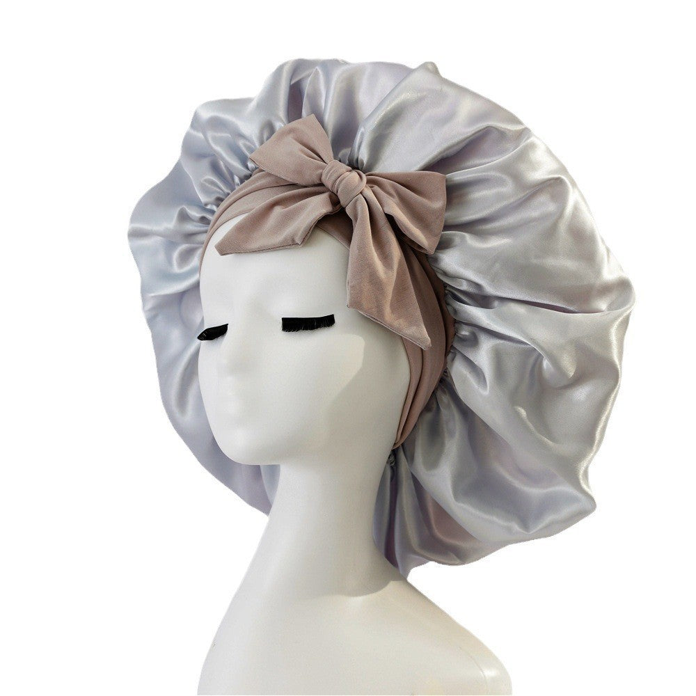 Fine Silk Double-Layer Bonnet - Bp Goods