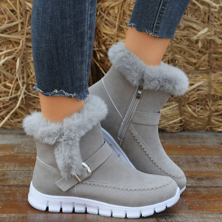 Plush Winter Boots For Women - Bp Goods