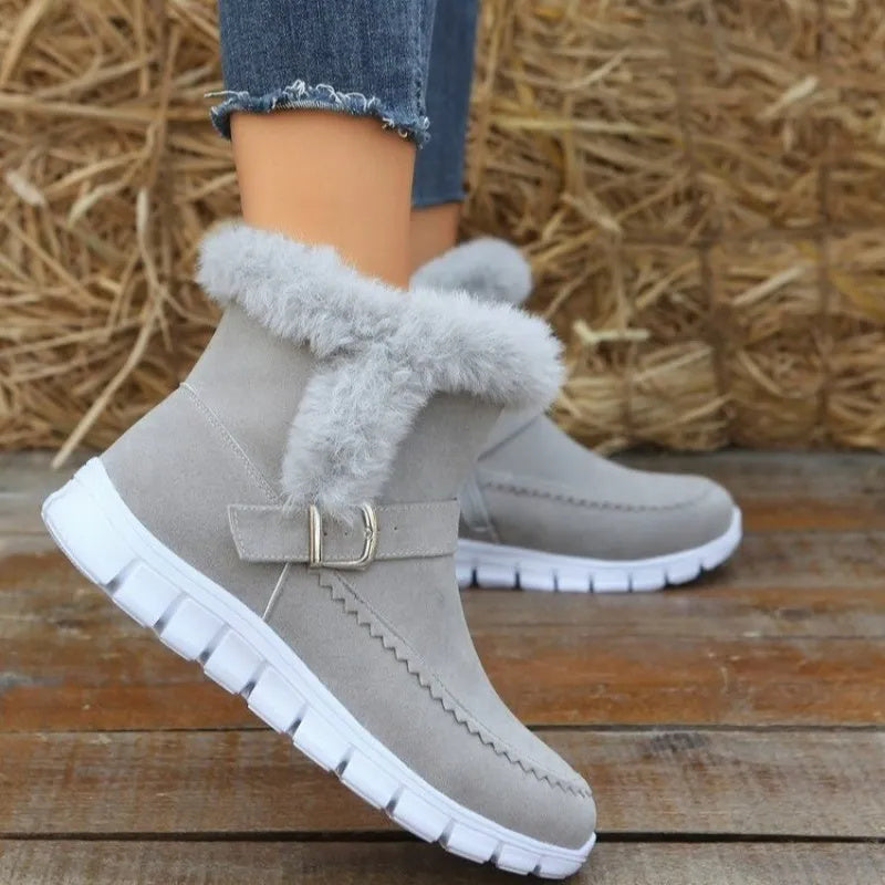 Plush Winter Boots For Women - Bp Goods