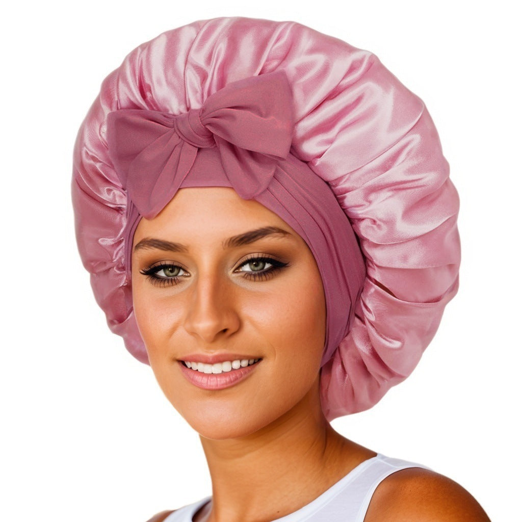 Fine Silk Double-Layer Bonnet - Bp Goods