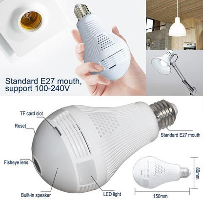 LED Light Bulb Spy Camera - Bp Goodz