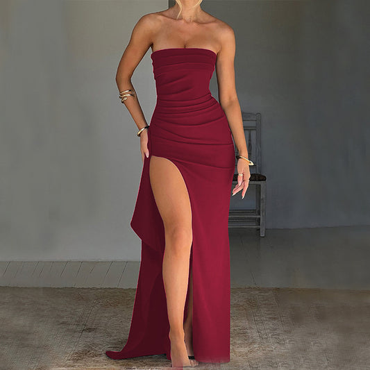 Strapless Long Dress For Women - Bp Goods
