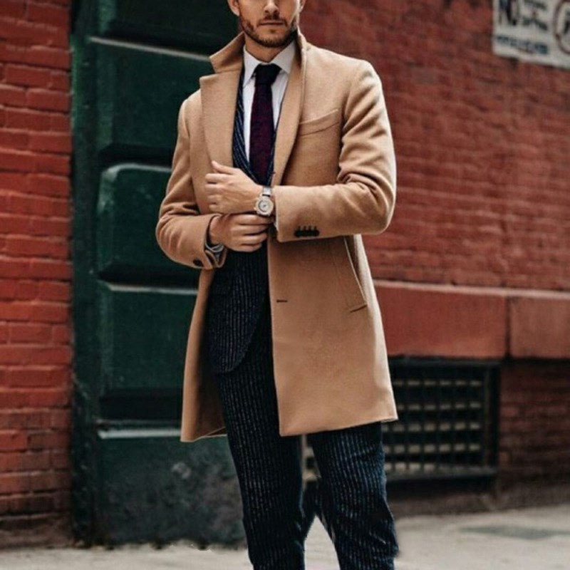 Men's Double-Breasted Trenchcoat