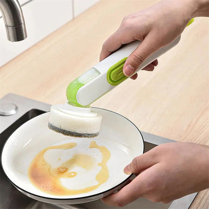 Liquid-Filled Cleaning Brush