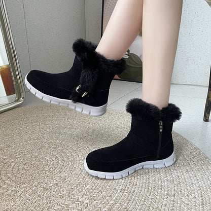 Plush Winter Boots For Women - Bp Goods