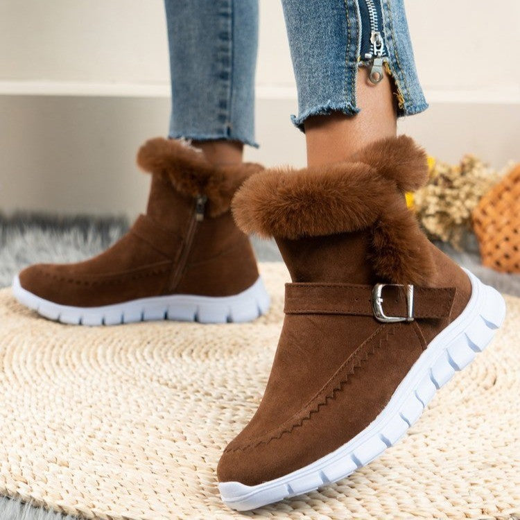 Plush Winter Boots For Women - Bp Goods