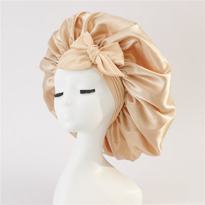 Fine Silk Double-Layer Bonnet - Bp Goods