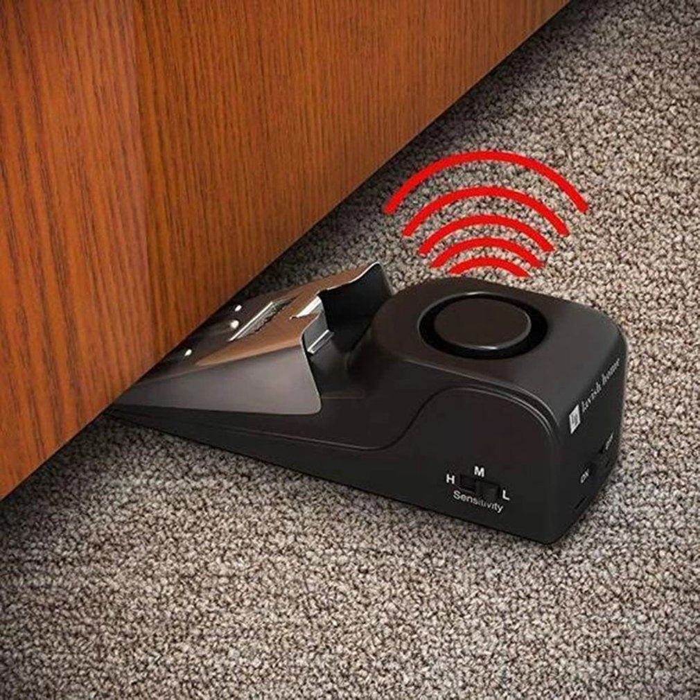 Door Stop Alarm Door Resistance Burglar Alarm Door Gap Alarm Door Stopper Alarm For Home Dormitory Safety - Bp Goodz