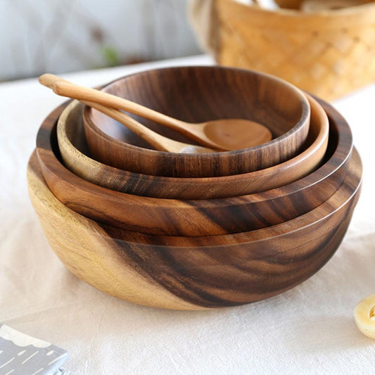 Master Chef's Wooden Bowl Set. - Bp Goods