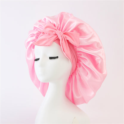 Fine Silk Double-Layer Bonnet - Bp Goods