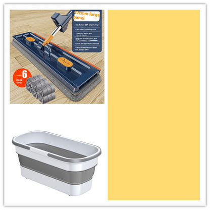 Self-Wringing Flat Mop