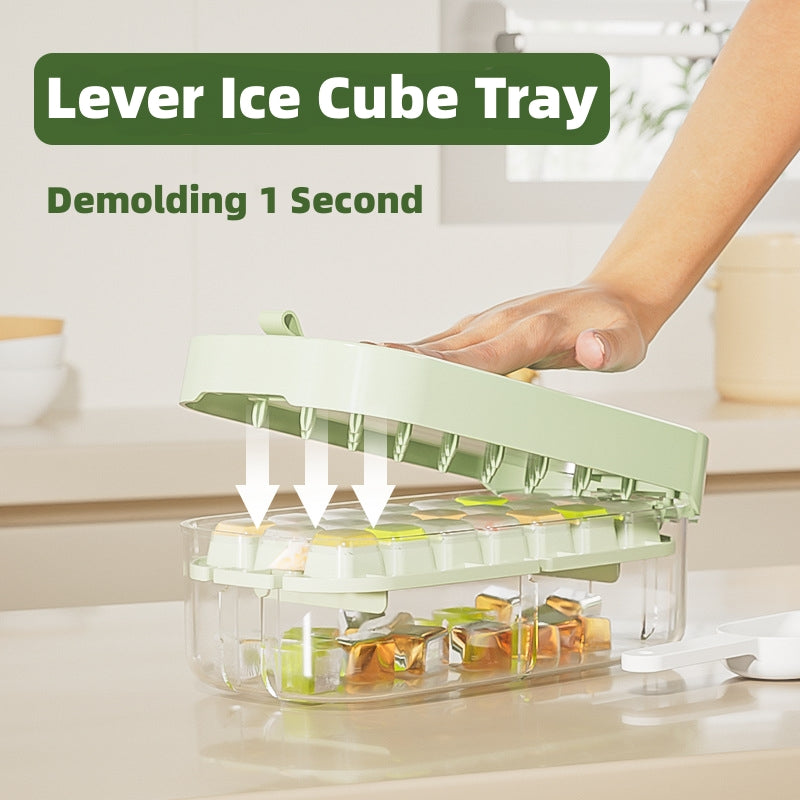 Ice Box Ice Cube Tray Grid High Capacity Food Grade Kitchen Gadgets - Bp Goodz