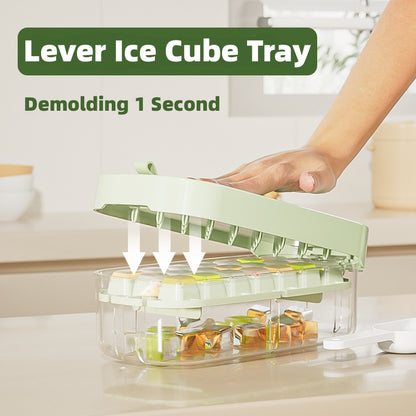 Ice Box Ice Cube Tray Grid High Capacity Food Grade Kitchen Gadgets - Bp Goodz