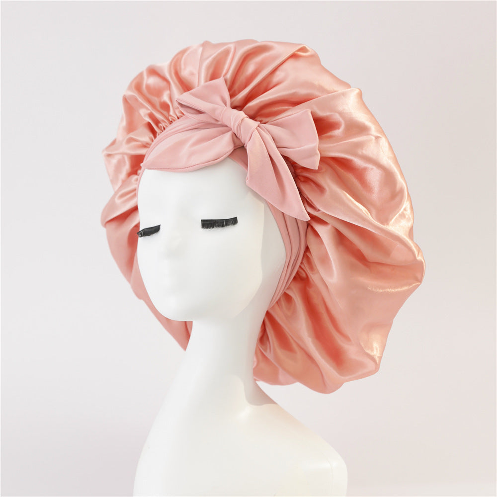 Fine Silk Double-Layer Bonnet - Bp Goods