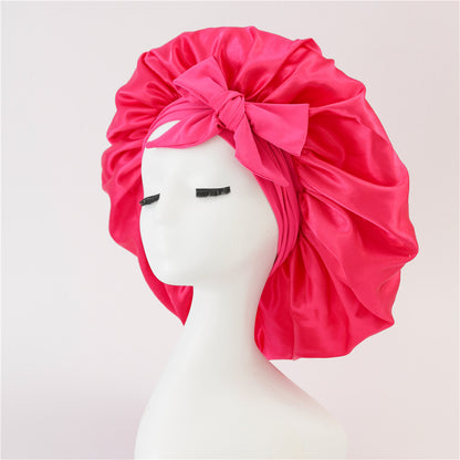 Fine Silk Double-Layer Bonnet - Bp Goods