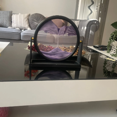 Rotating Sand Painting - Desk Piece