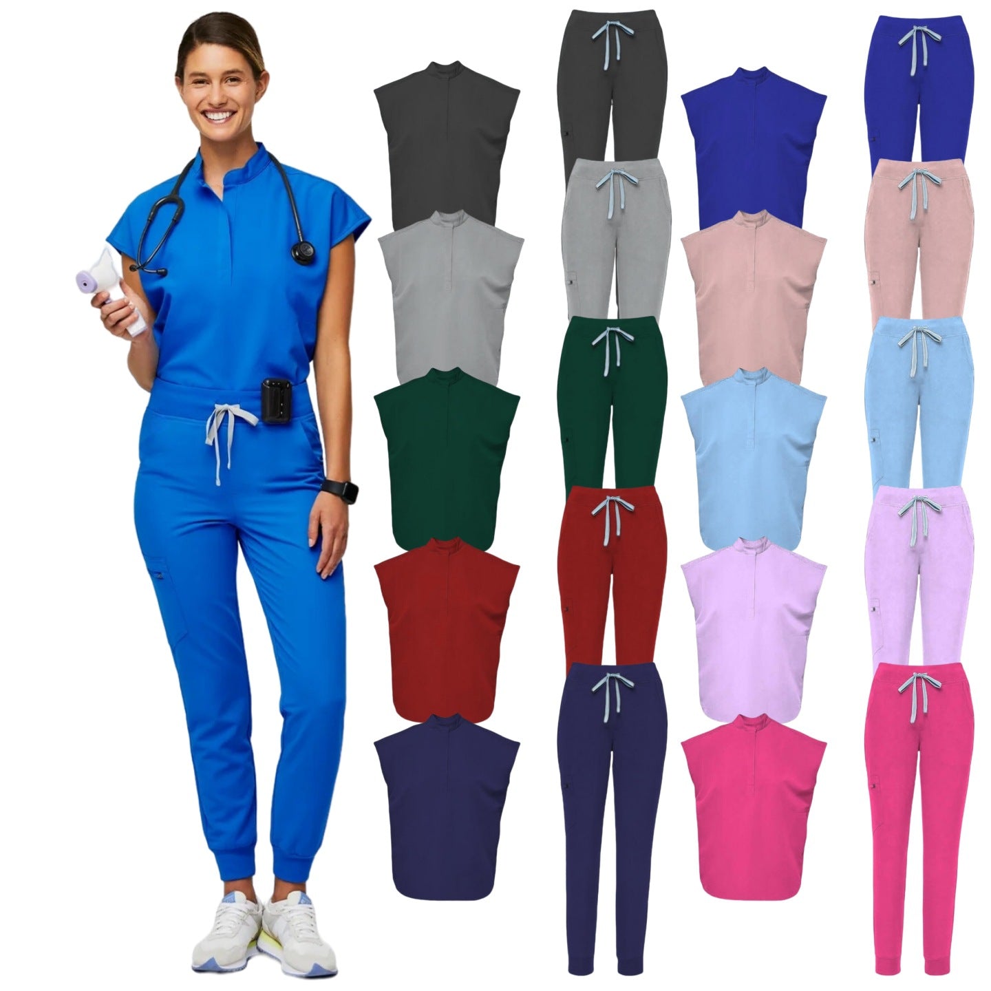 Women's Medical Scrubs Set