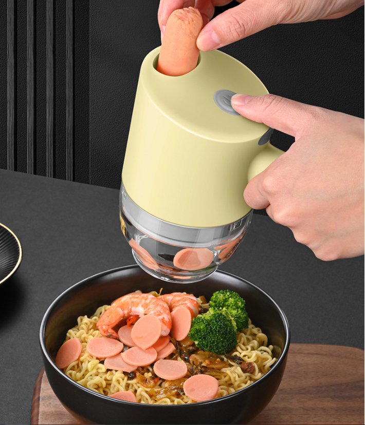 Chopper Kitchen Household Multi-functional Electric Vegetable Cutter Lazy Chopping Artifact Handheld Chopper Kitchen Gadgets - Bp Goodz