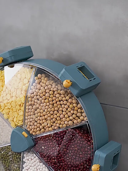 Wall-Mounted Rotating Food Dispenser